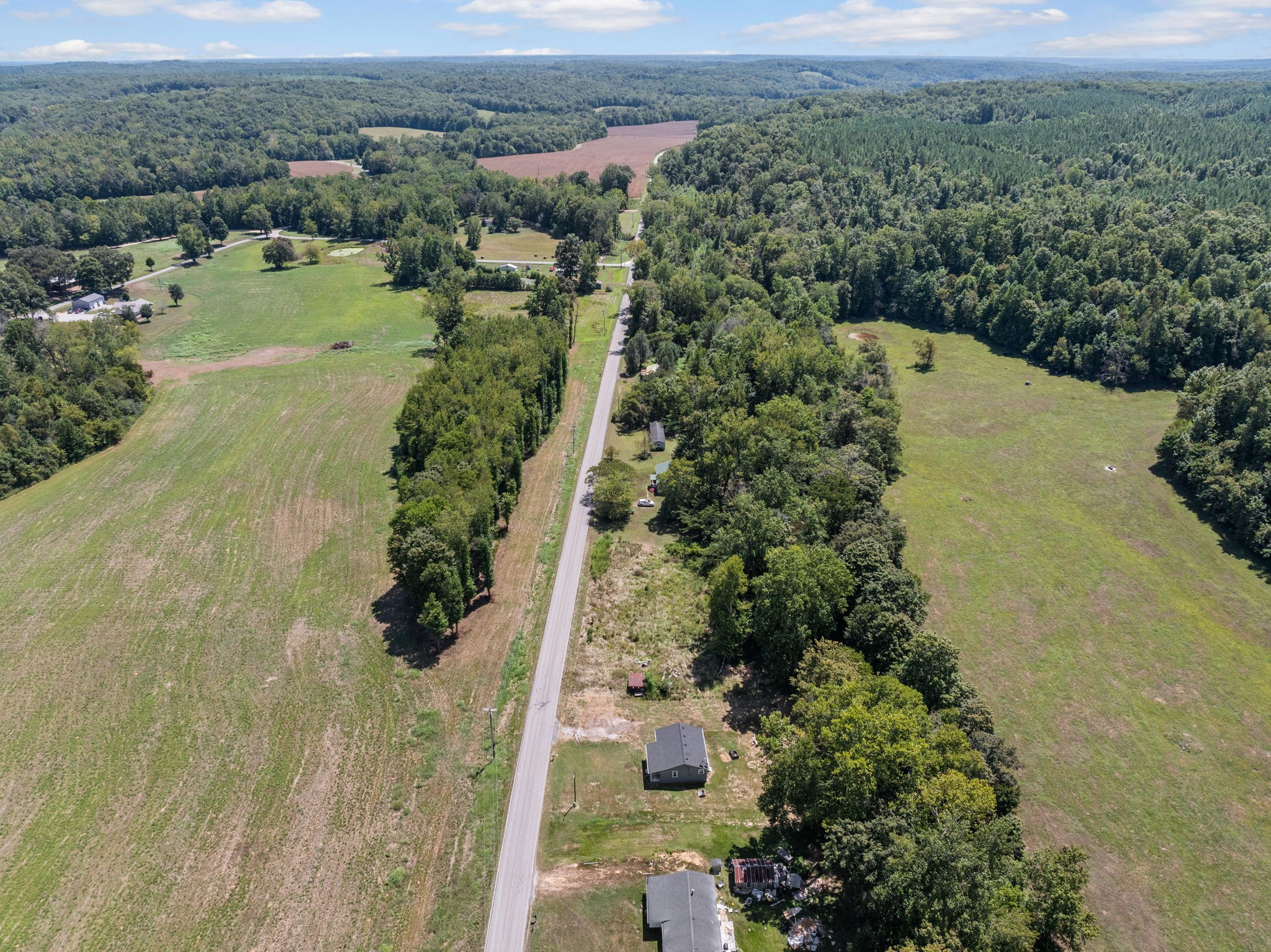 2732 Railroad Bed Road Iron City, TN 38463 - Photo 31 of 44 an aerial view of a houses with a yard