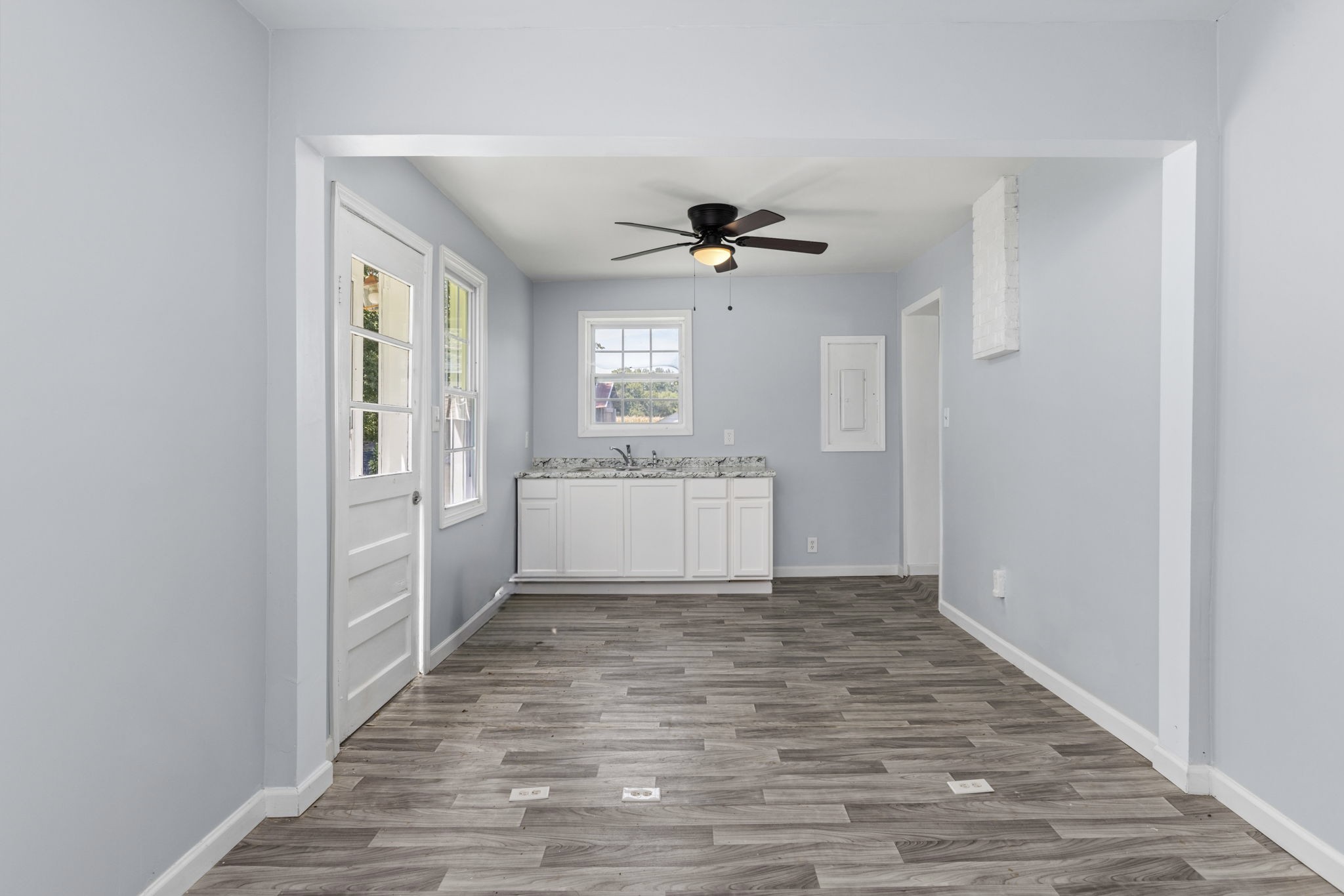 2732 Railroad Bed Road Iron City, TN 38463 - Photo 9 of 44 a view of a kitchen from a hallway