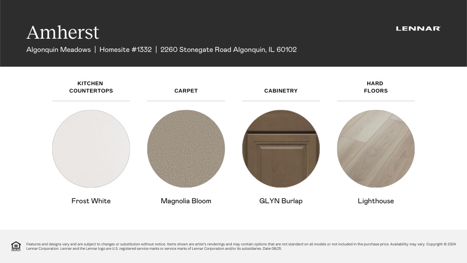 2260 Stonegate Road Algonquin, IL 60102 - Photo 24 of 24 a black and white photo of a floor plan