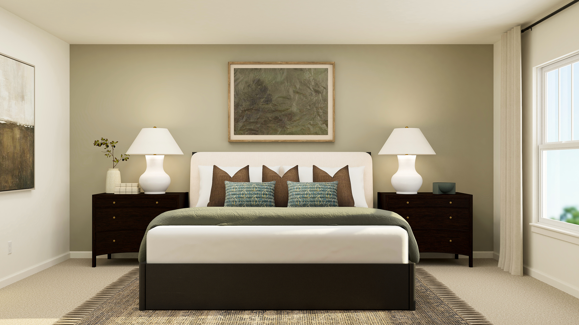 2260 Stonegate Road Algonquin, IL 60102 - Photo 9 of 24 a bedroom with bed and lamp