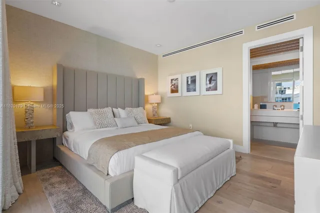 a view of an ocean and beach