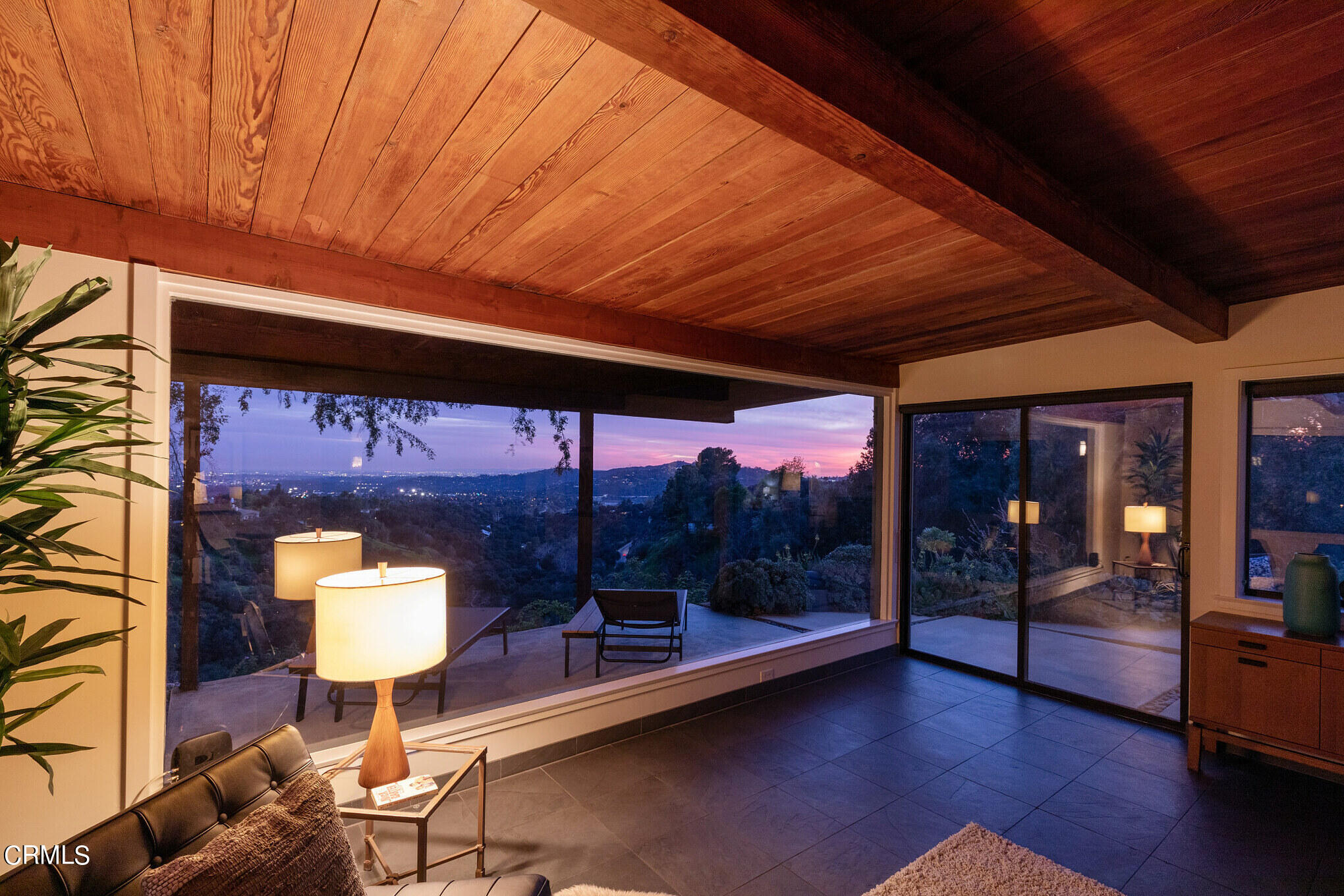 4554 Rising Hill Road Altadena, CA 91001 - Photo 4 of 56 a room with pool table and glass door