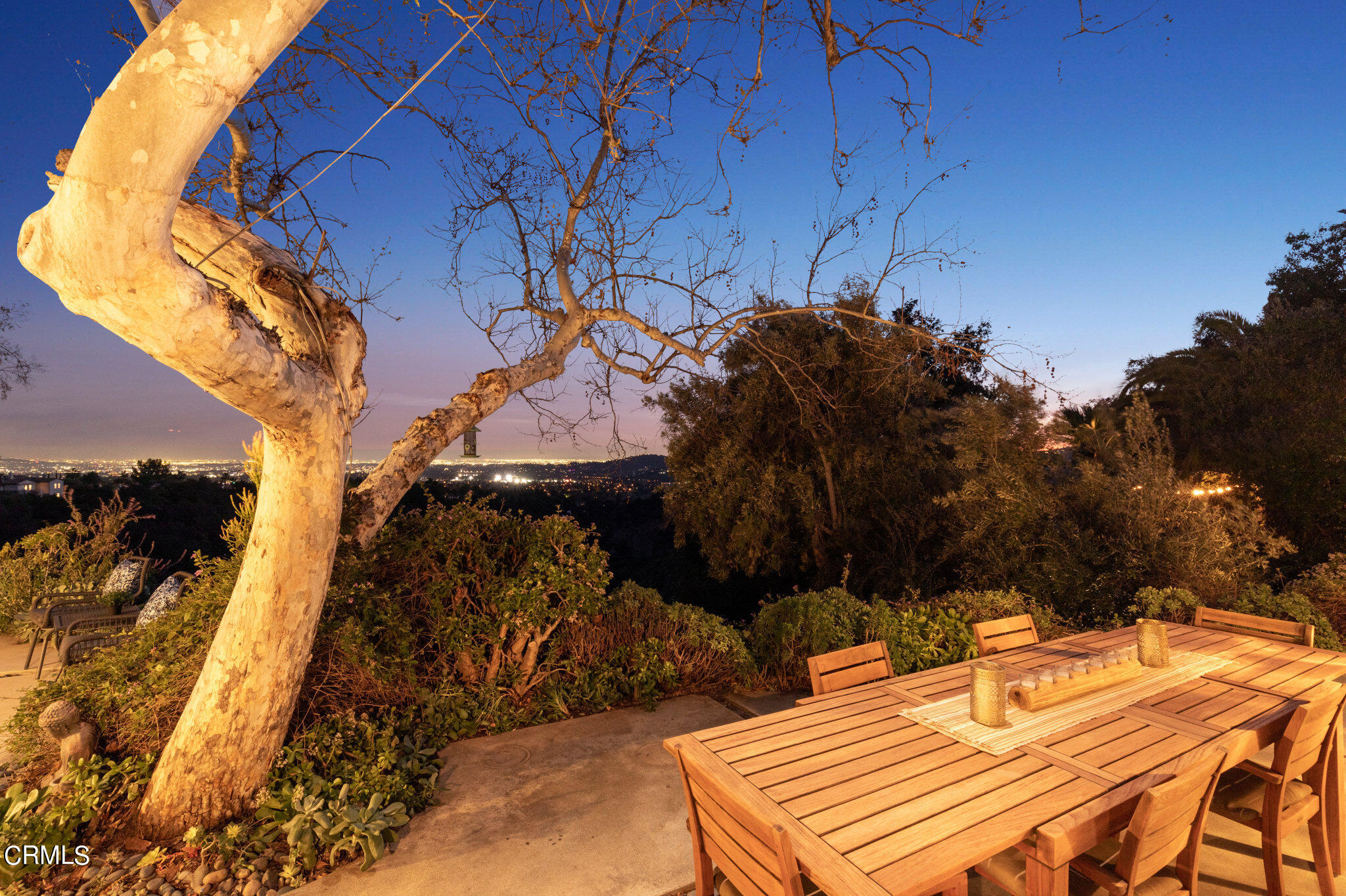 4554 Rising Hill Road Altadena, CA 91001 - Photo 55 of 56 a view of a backyard with sitting area