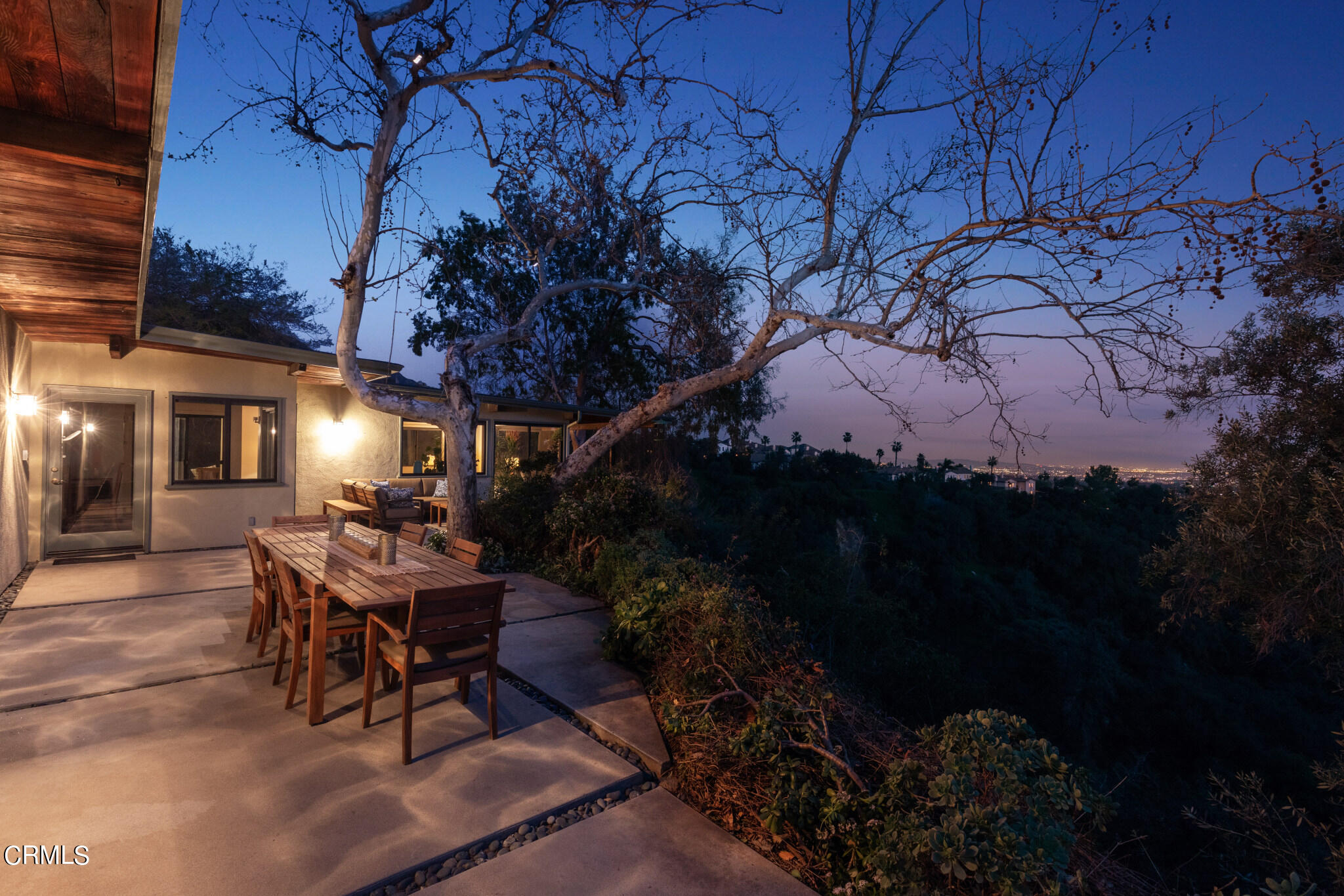 4554 Rising Hill Road Altadena, CA 91001 - Photo 7 of 56 a view of a backyard with sitting area
