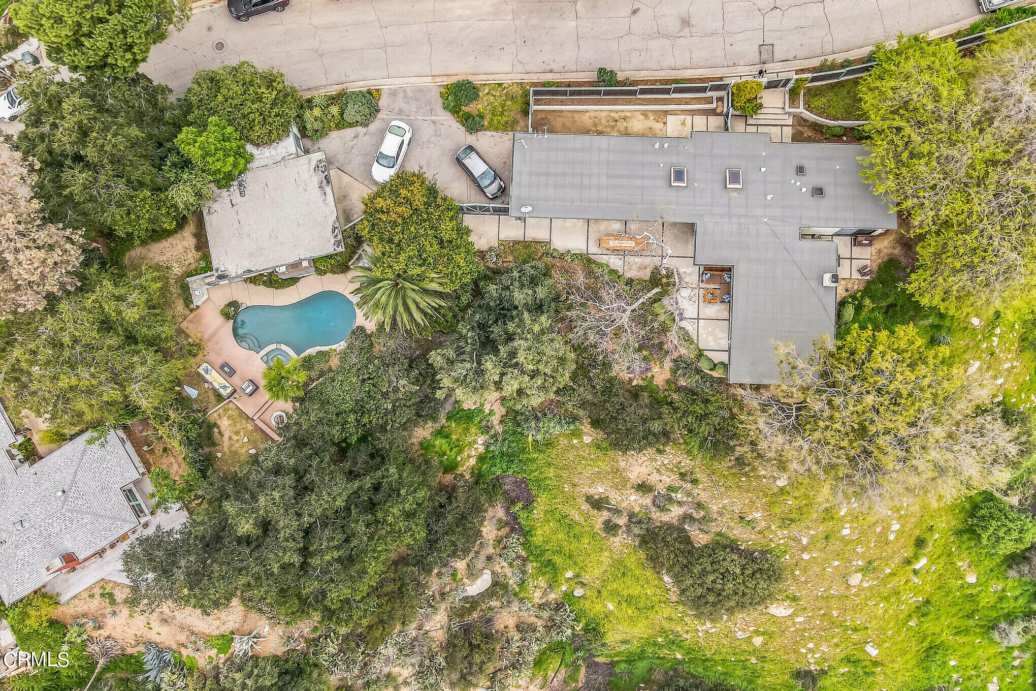 4554 Rising Hill Road Altadena, CA 91001 - Photo 10 of 56 an aerial view of residential houses with outdoor space