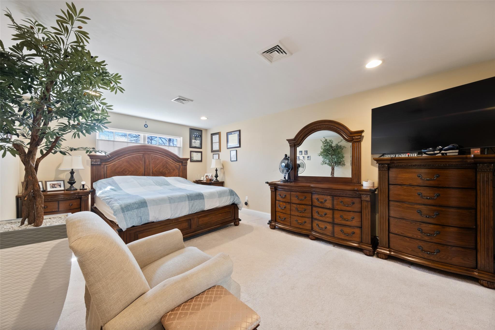 15 Bobrick Road Poughkeepsie, NY 12601 - Photo 14 of 36 Bedroom featuring recessed lighting, carpet flooring, and visible vents