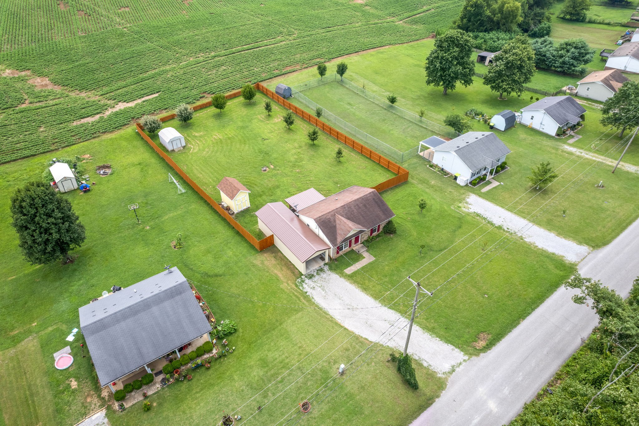 241 Bumpus Mill Road Oak Grove, KY 42262 - Photo 29 of 31 an aerial view of a pool
