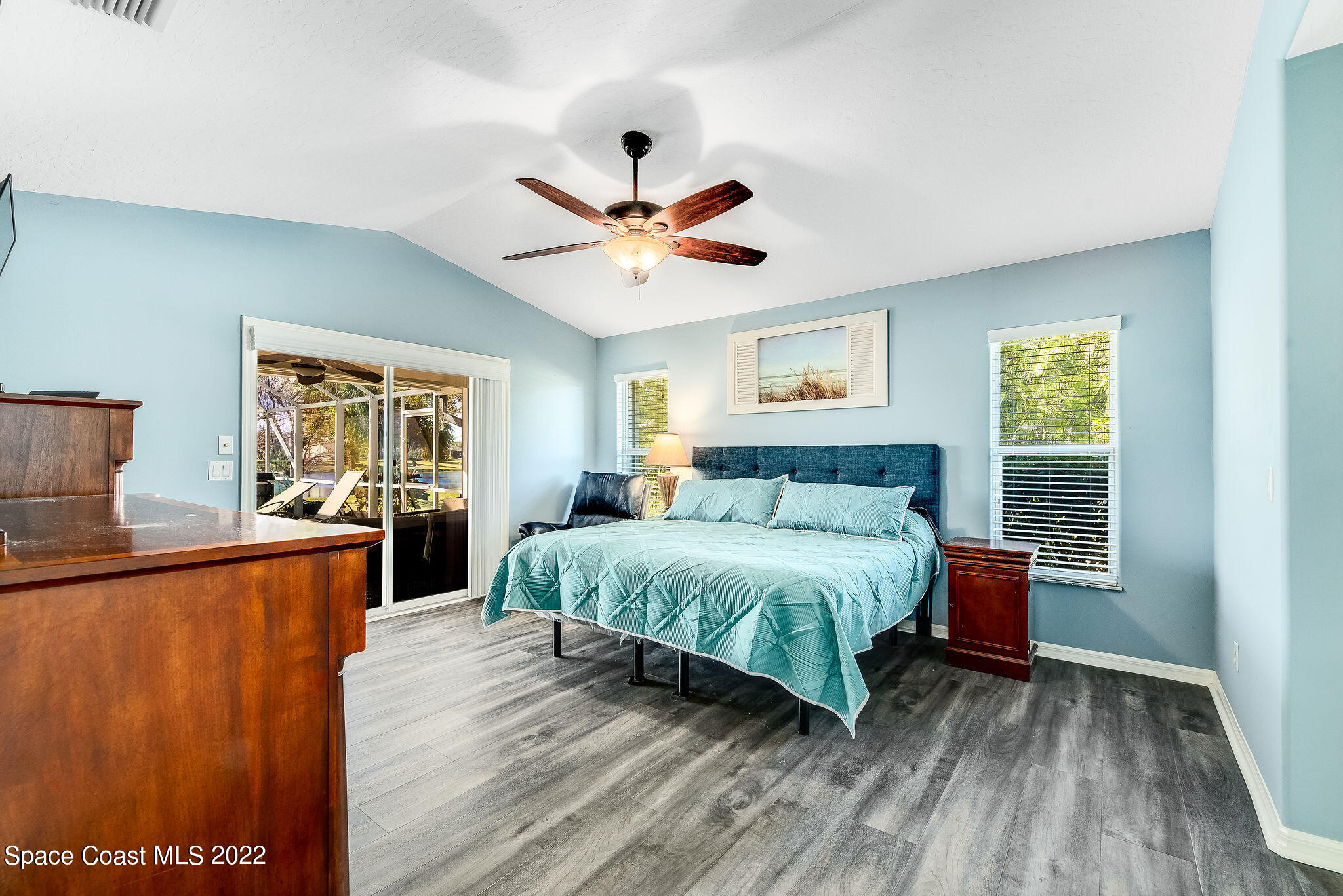 1566 Eagles Circle Sebastian, FL 32958 - Photo 30 of 59 a bed room with a bed and a window