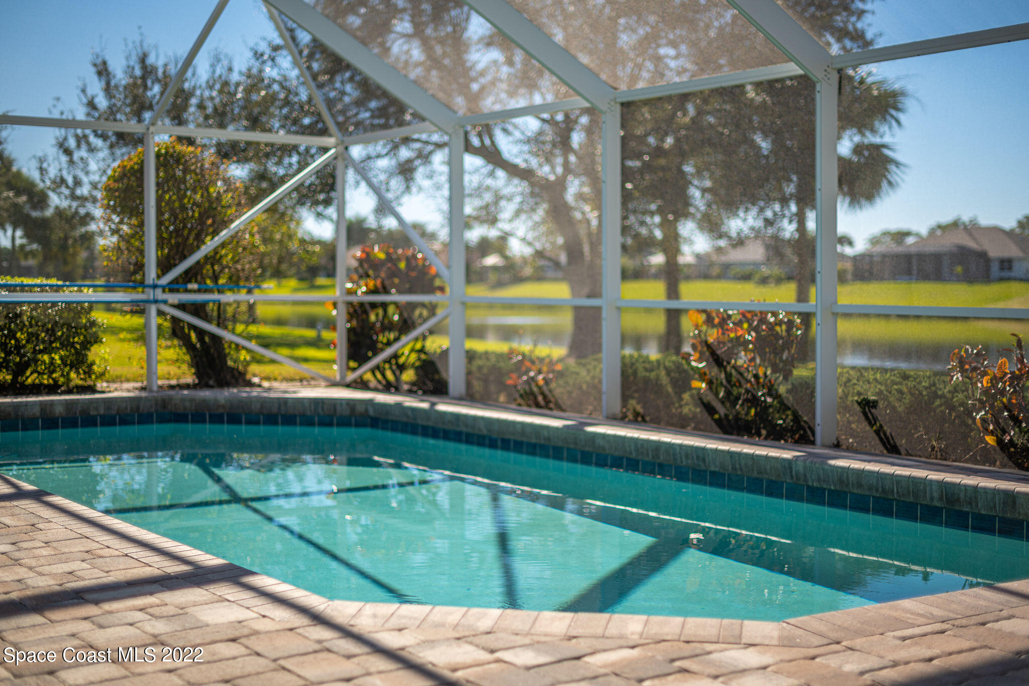 1566 Eagles Circle Sebastian, FL 32958 - Photo 47 of 59 a view of swimming pool with a patio