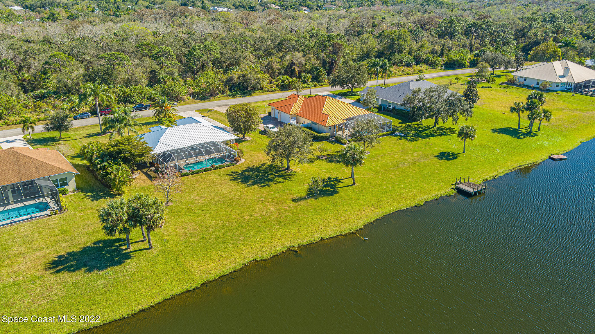 1566 Eagles Circle Sebastian, FL 32958 - Photo 6 of 59 an aerial view of residential houses with outdoor space
