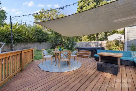 a outdoor space with furniture