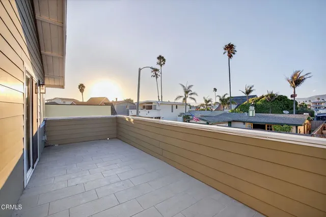 a view of city from balcony