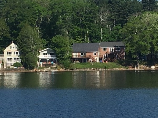 32 Allen Road Brookfield, MA 01506 - Photo 2 of 40 an aerial view of residential houses with outdoor space and lake view