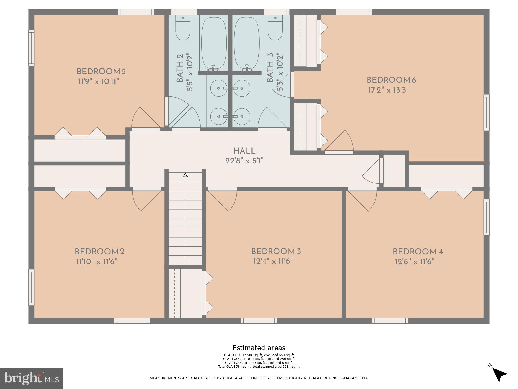 2218 Queensbury Drive Fallston, MD 21047 - Photo 47 of 49 Floor Plan: Upper Level