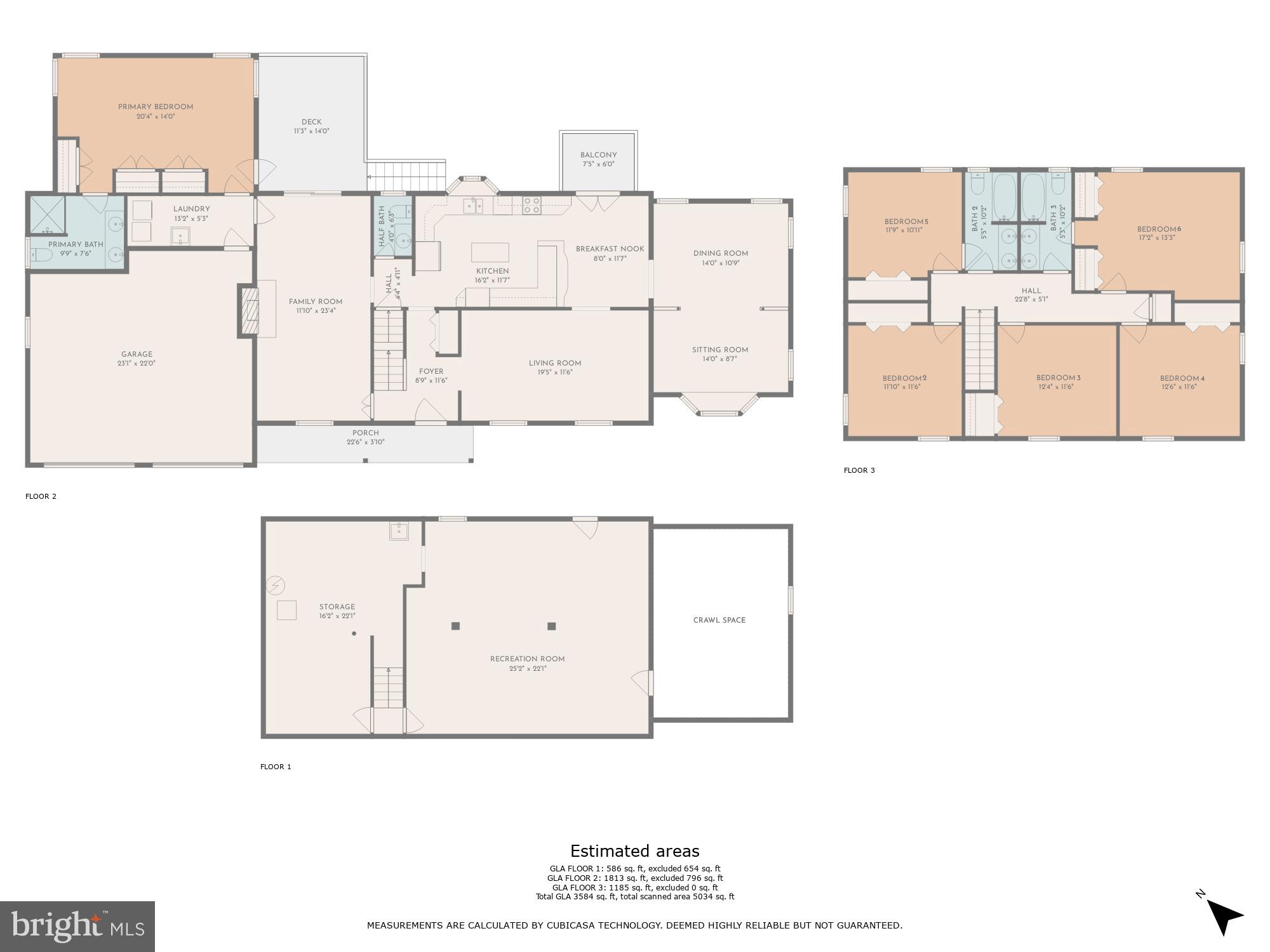 2218 Queensbury Drive Fallston, MD 21047 - Photo 49 of 49 Floor Plan: All Levels