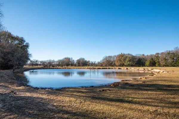 a view of a lake with houses