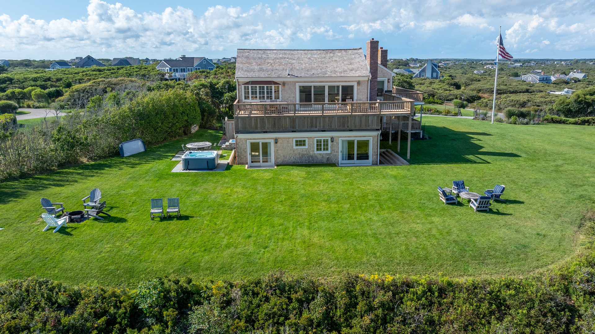 1 Reeds Way Nantucket, MA 02554 - Photo 19 of 51 a view of a house with a yard
