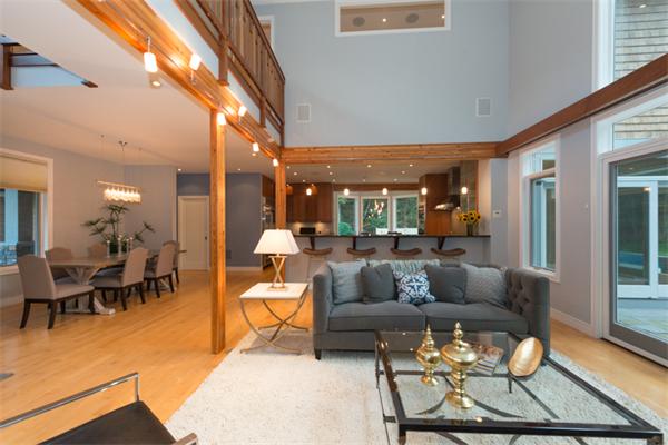 116 South Great Road Lincoln, MA 01773 - Photo 3 of 25 a living room with furniture and a large window
