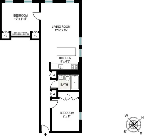$580,000 | 1264 Amsterdam Avenue, Unit 3D | Morningside Heights