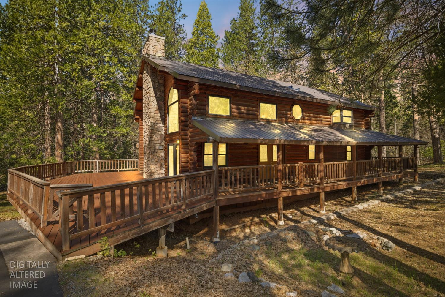 2428 Rancho Paradiso Arnold, CA 95223 - Photo 56 of 67 a view of a house with wooden fence