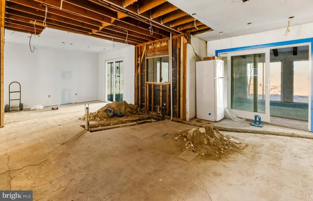 a room with furniture and a window