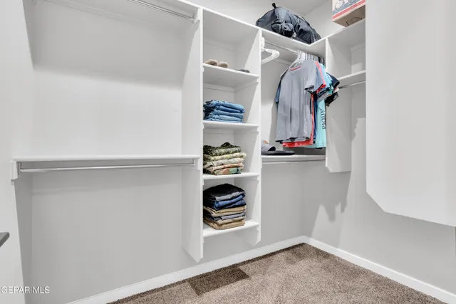 a view of a closet