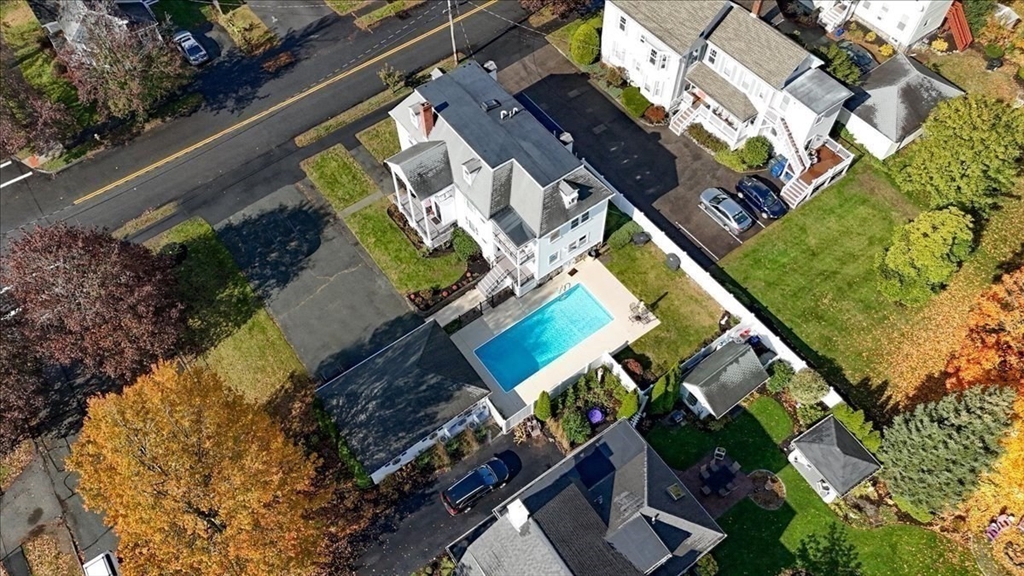 20 Ash Street, Unit 3 Danvers, MA 01923 - Photo 36 of 39 an aerial view of house with a yard