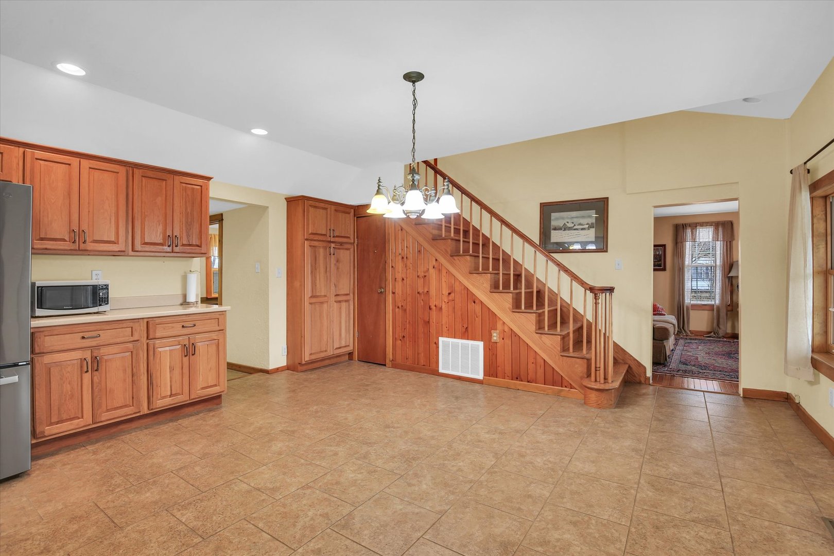 112 North Front Street Sadorus, IL 61872 - Photo 13 of 44 a view of an entryway with wooden floor