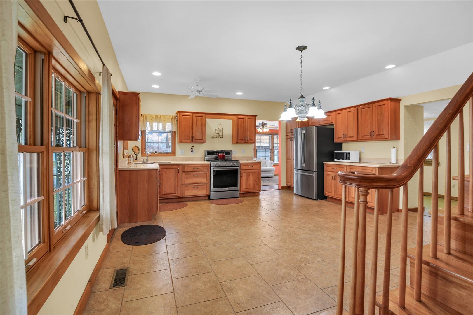 112 North Front Street Sadorus, IL 61872 - Photo 10 of 44 a lobby with furniture and a chandelier