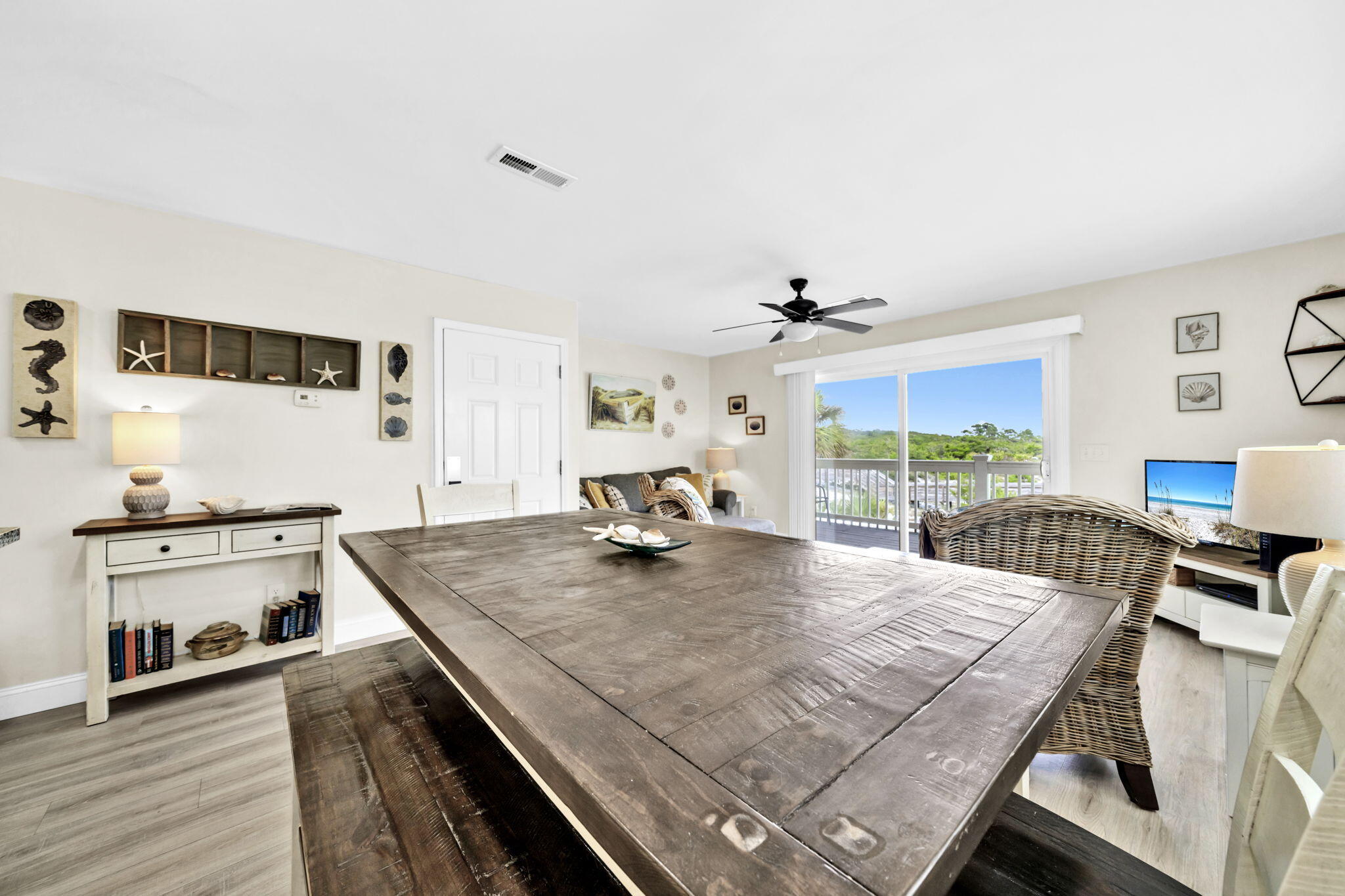 228 Walton Magnolia Lane, Unit 4 Inlet Beach, FL 32461 - Photo 19 of 45 a kitchen with kitchen island a large counter top space appliances and cabinets