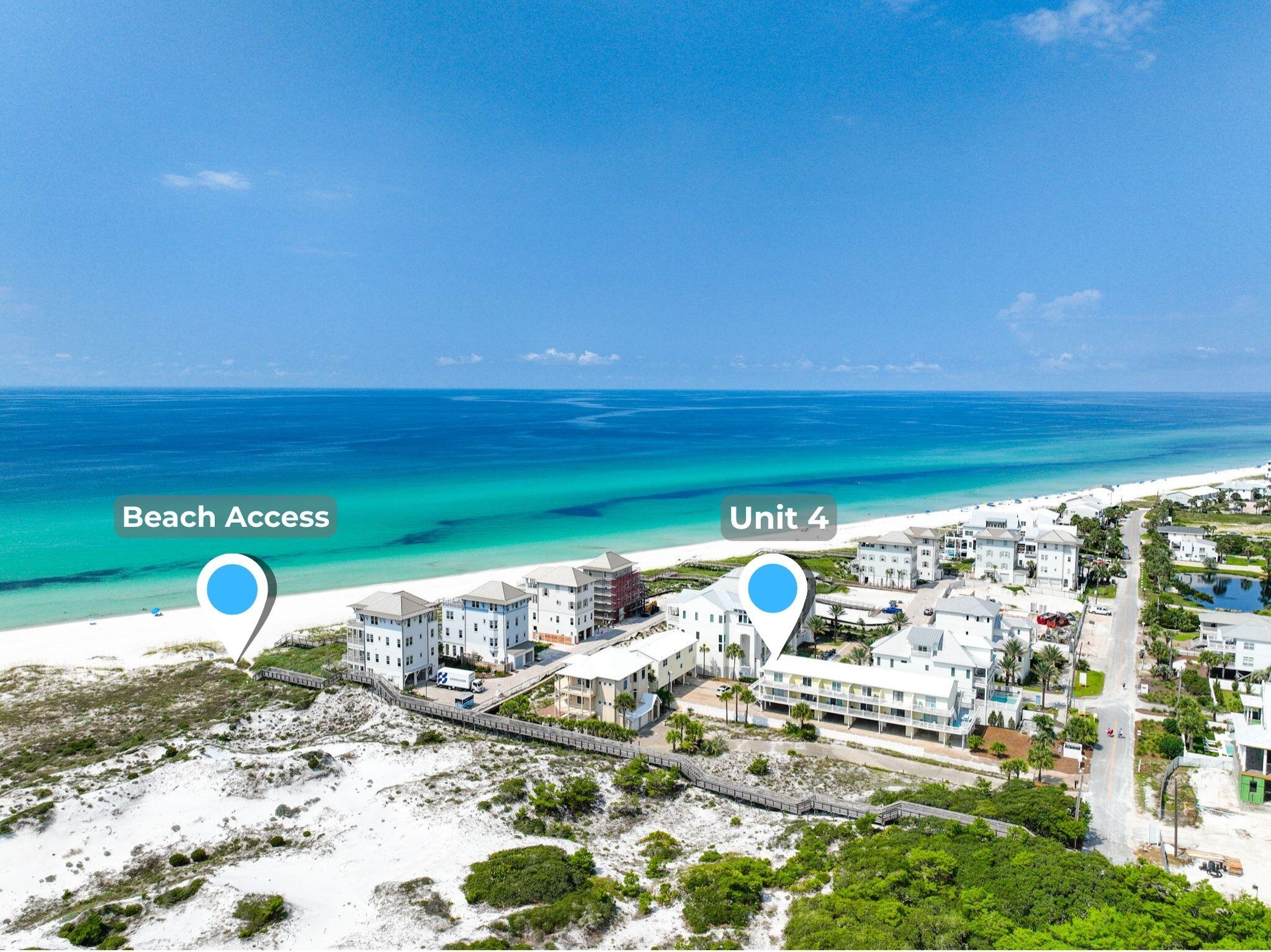 228 Walton Magnolia Lane, Unit 4 Inlet Beach, FL 32461 - Photo 2 of 45 a view of a outdoor space with seating area