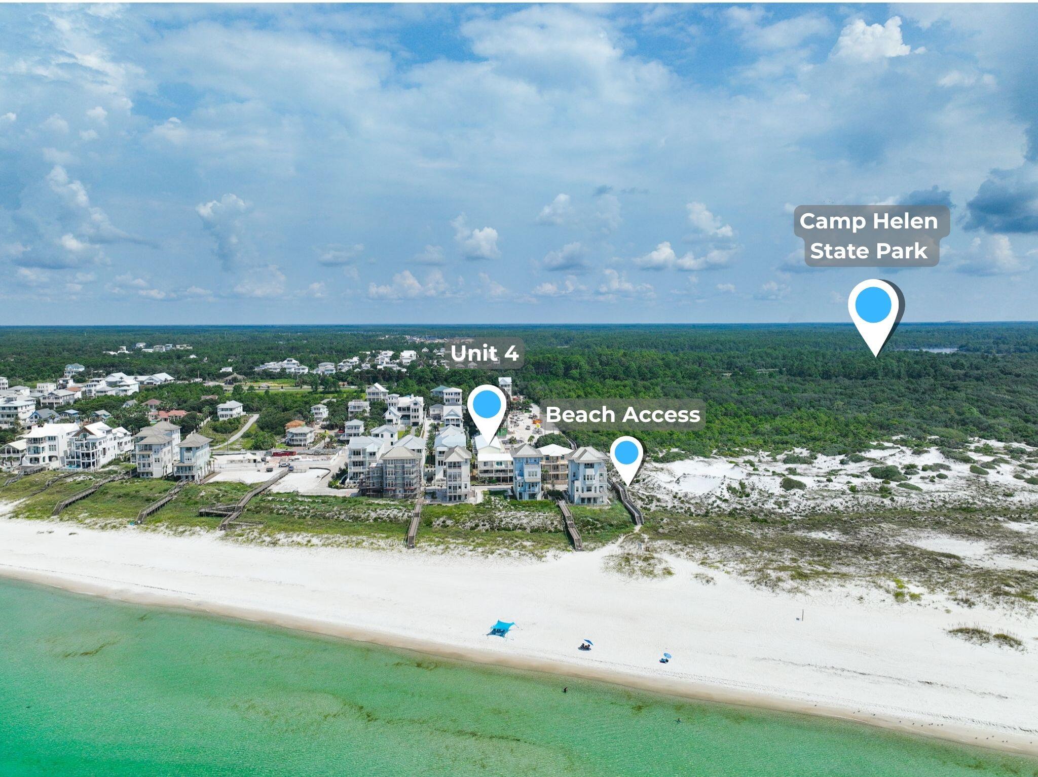 228 Walton Magnolia Lane, Unit 4 Inlet Beach, FL 32461 - Photo 3 of 45 a view of a lake view