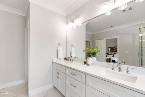 a view of outdoor space with garden