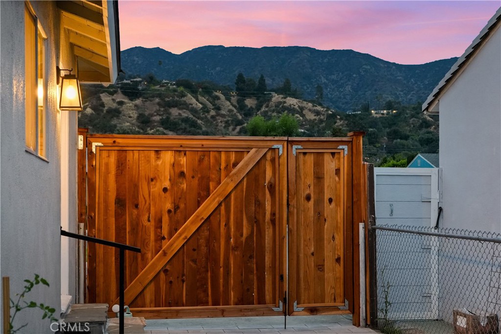 2028 Chesson Street Duarte, CA 91010 - Photo 50 of 66 Custom vehicle-and-pedestrian gates with views of the foothills