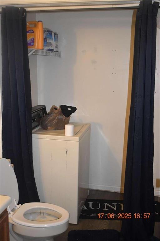 4433 Azalea Drive Macon, GA 31210 - Photo 14 of 24 a bathroom with a toilet and a sink