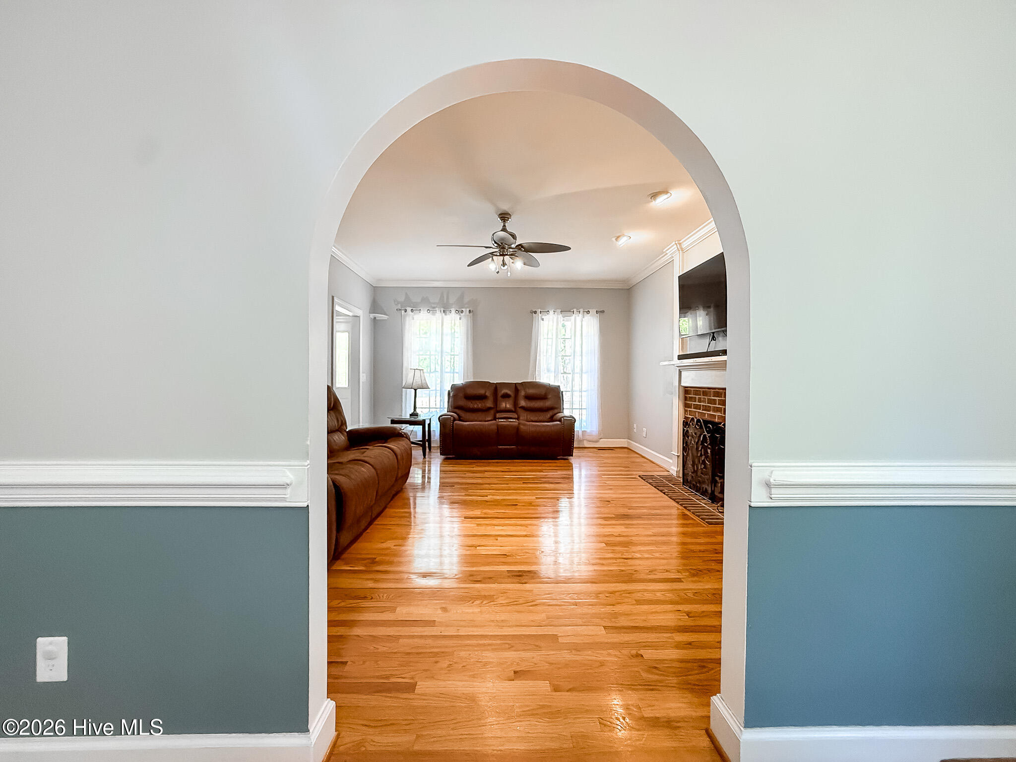 6375 Swanns Station Road Sanford, NC 27332 - Photo 38 of 126 Formal Dining Area to Living Room