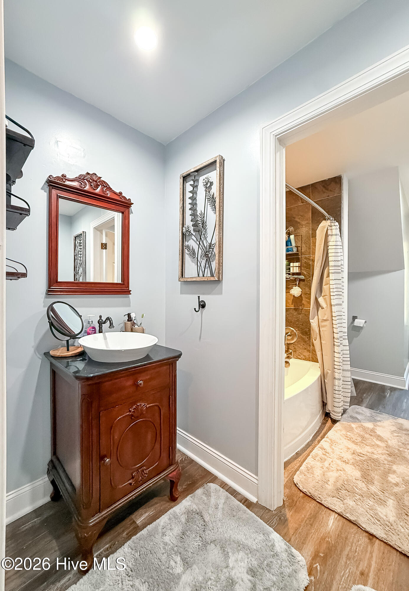 6375 Swanns Station Road Sanford, NC 27332 - Photo 63 of 126 Upstairs Full Bathroom w/Separate Vanity's & Shower/Tub Combo