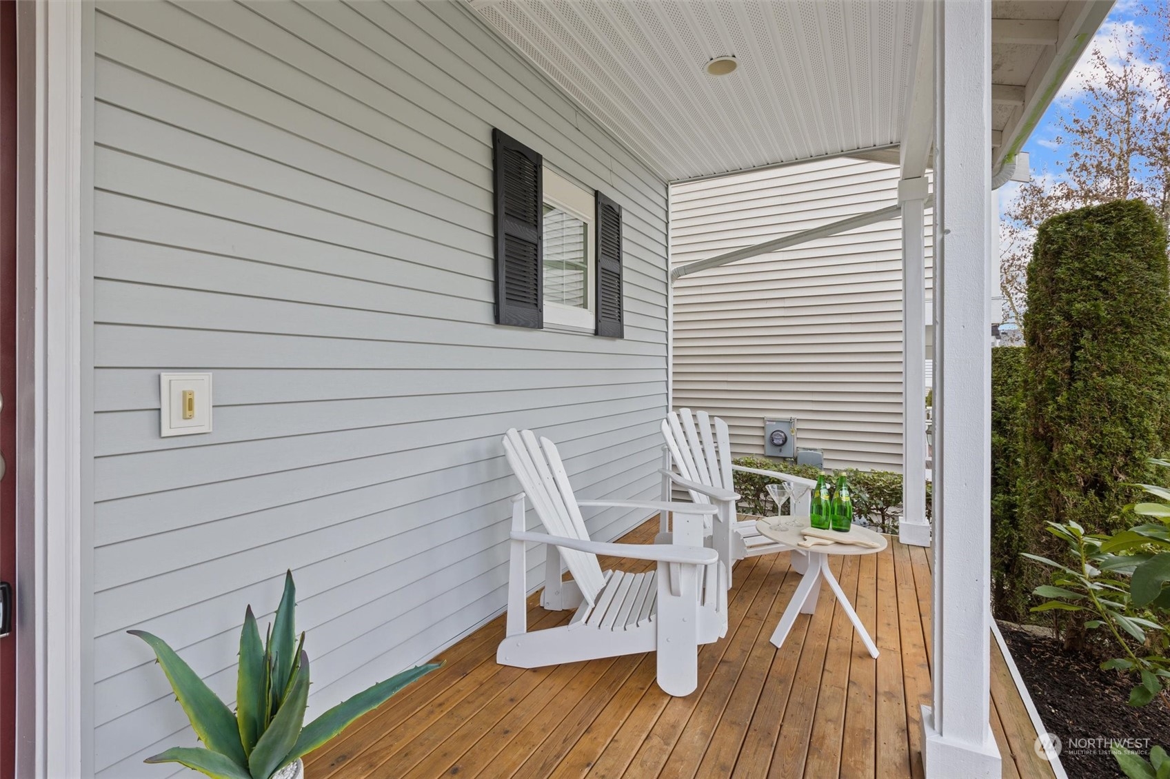2430 194th Street Southeast Bothell, WA 98012 - Photo 2 of 27 a view of deck with furniture and garden