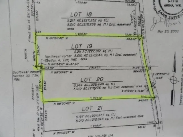 $134,500 | 5.21-acres Ringhand Road, Monticello, WI 53570