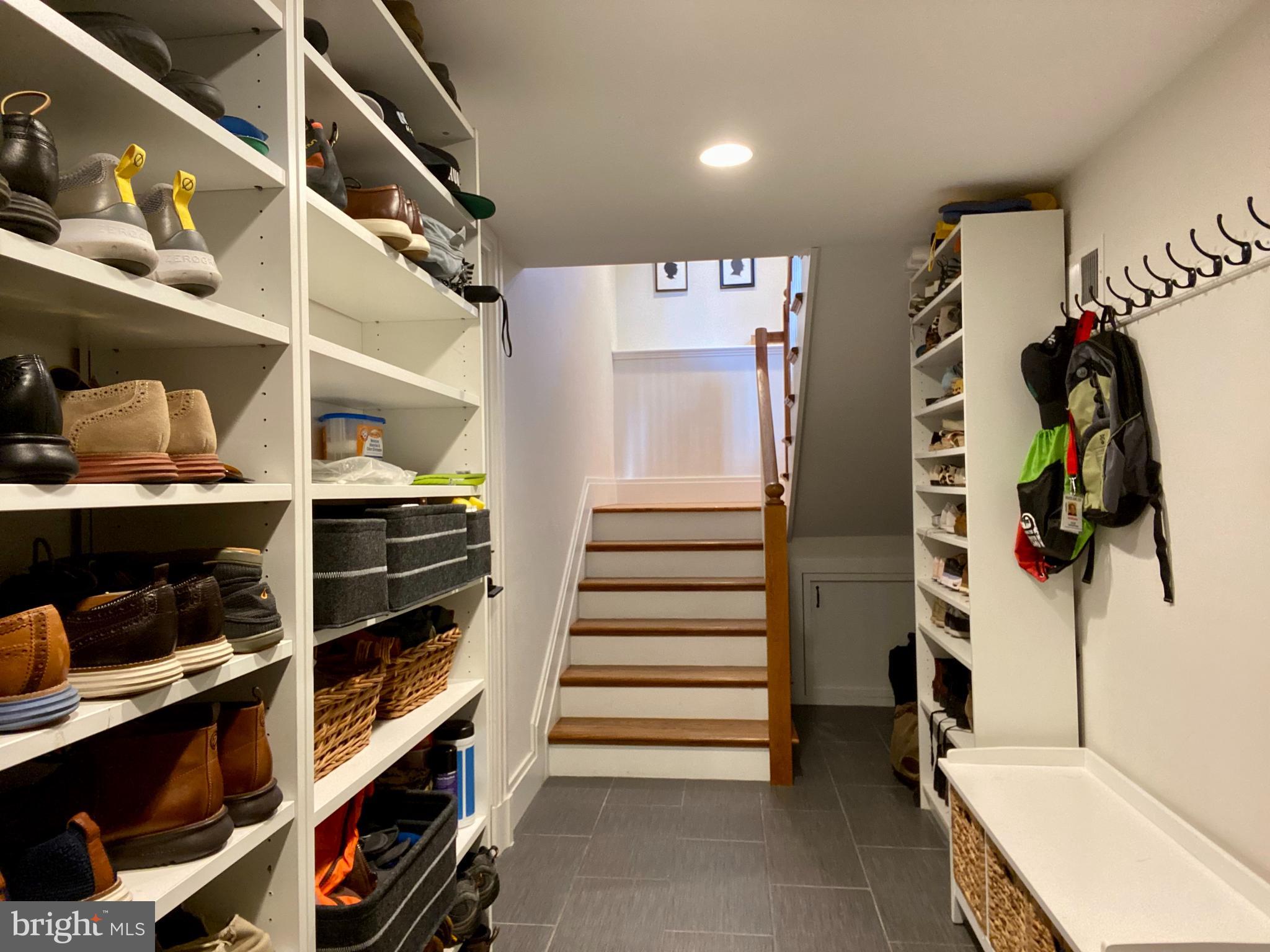 121 Upnor Road Baltimore, MD 21212 - Photo 67 of 79 a view of walk in closet and lots of shoes