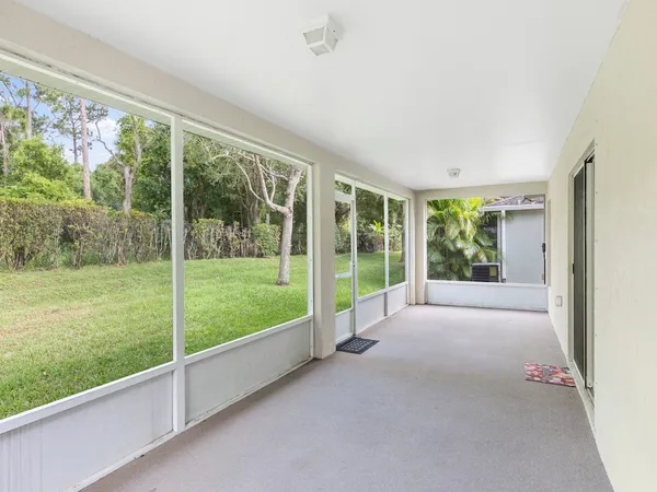 a view of outdoor space with porch and windows