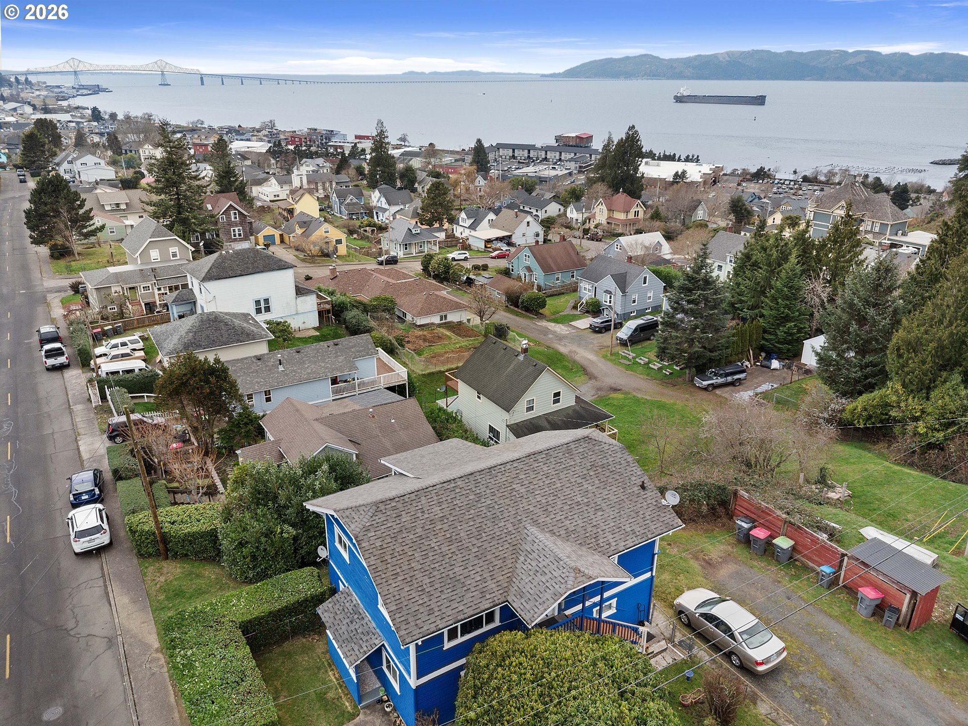 3496 Harrison Avenue Astoria, OR 97103 - Photo 2 of 18 an aerial view of multiple house