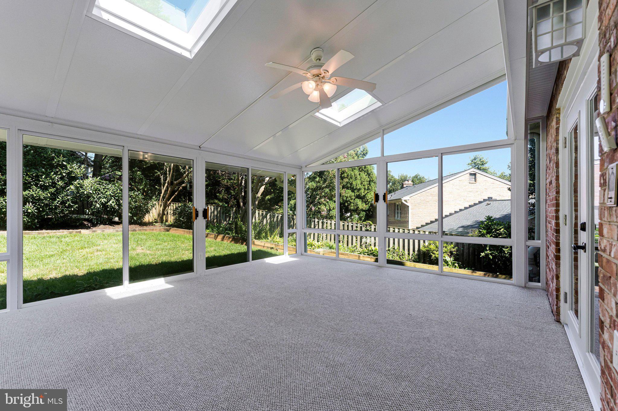7730 Falstaff Road McLean, VA 22102 - Photo 71 of 83 Large sunroom overlooking beautiful back yard