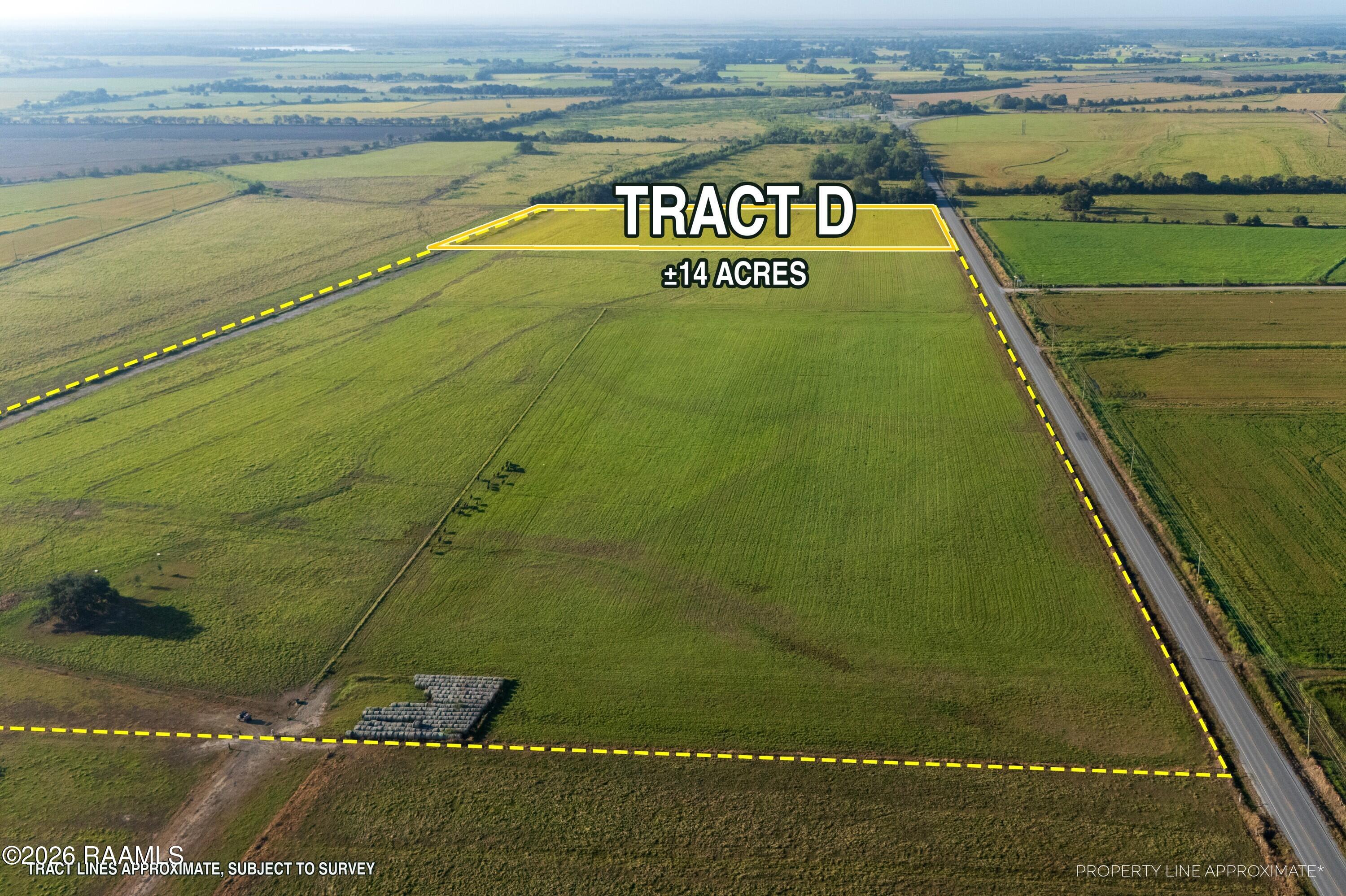 0 Highway 35 Kaplan, LA 70548 - Photo 2 of 22 Tract D outlined on aerial looking south