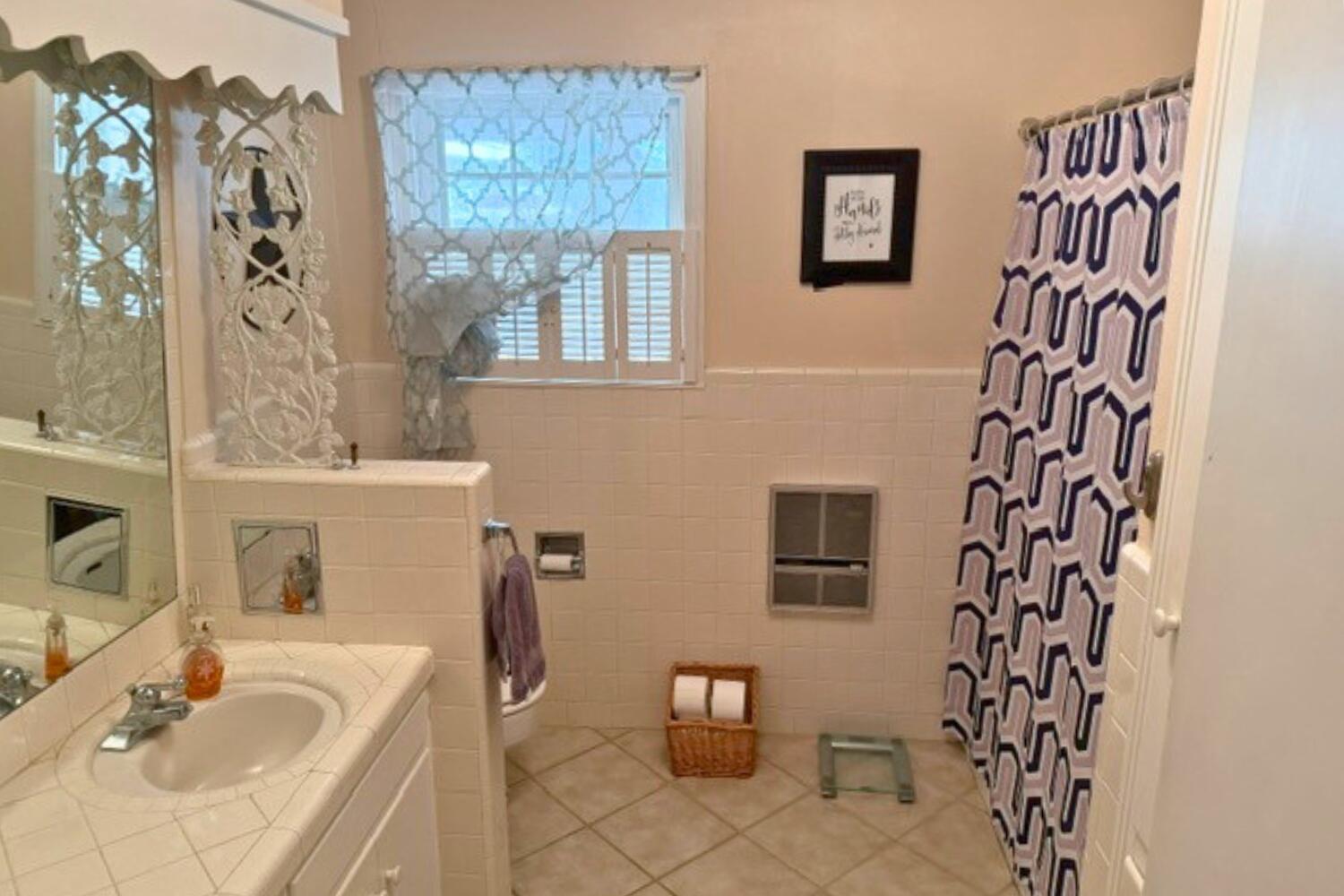 320 West Spruce Street Lockney, TX 79241 - Photo 21 of 24 a bathroom with a sink and a mirror
