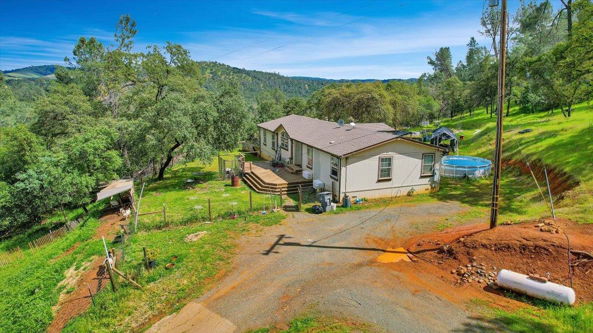 10268 Peoria Road Browns Valley, CA 95918 - Photo 39 of 57 a aerial view of a house with a big yard