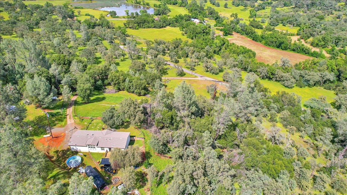 10268 Peoria Road Browns Valley, CA 95918 - Photo 44 of 57 an aerial view of residential houses with outdoor space and trees