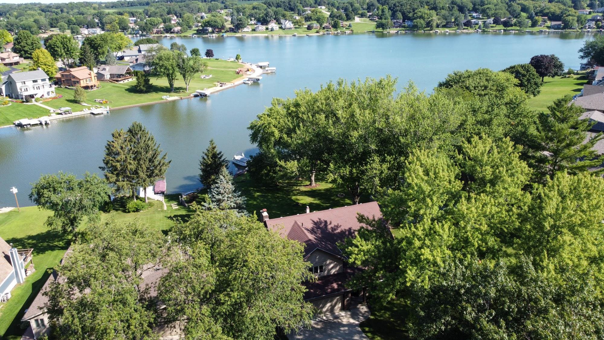 513 Baintree Road Lake Summerset, IL 61019 - Photo 3 of 35 an aerial view of a residential houses with outdoor space and lake view