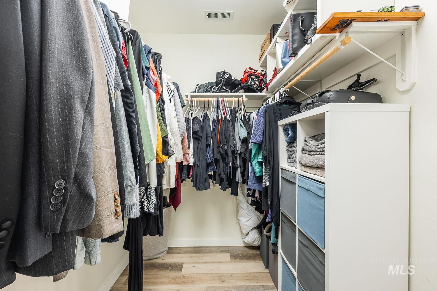 1332 West Raelin Drive Nampa, ID 83686 - Photo 31 of 48 Walk in closet with light wood-style flooring