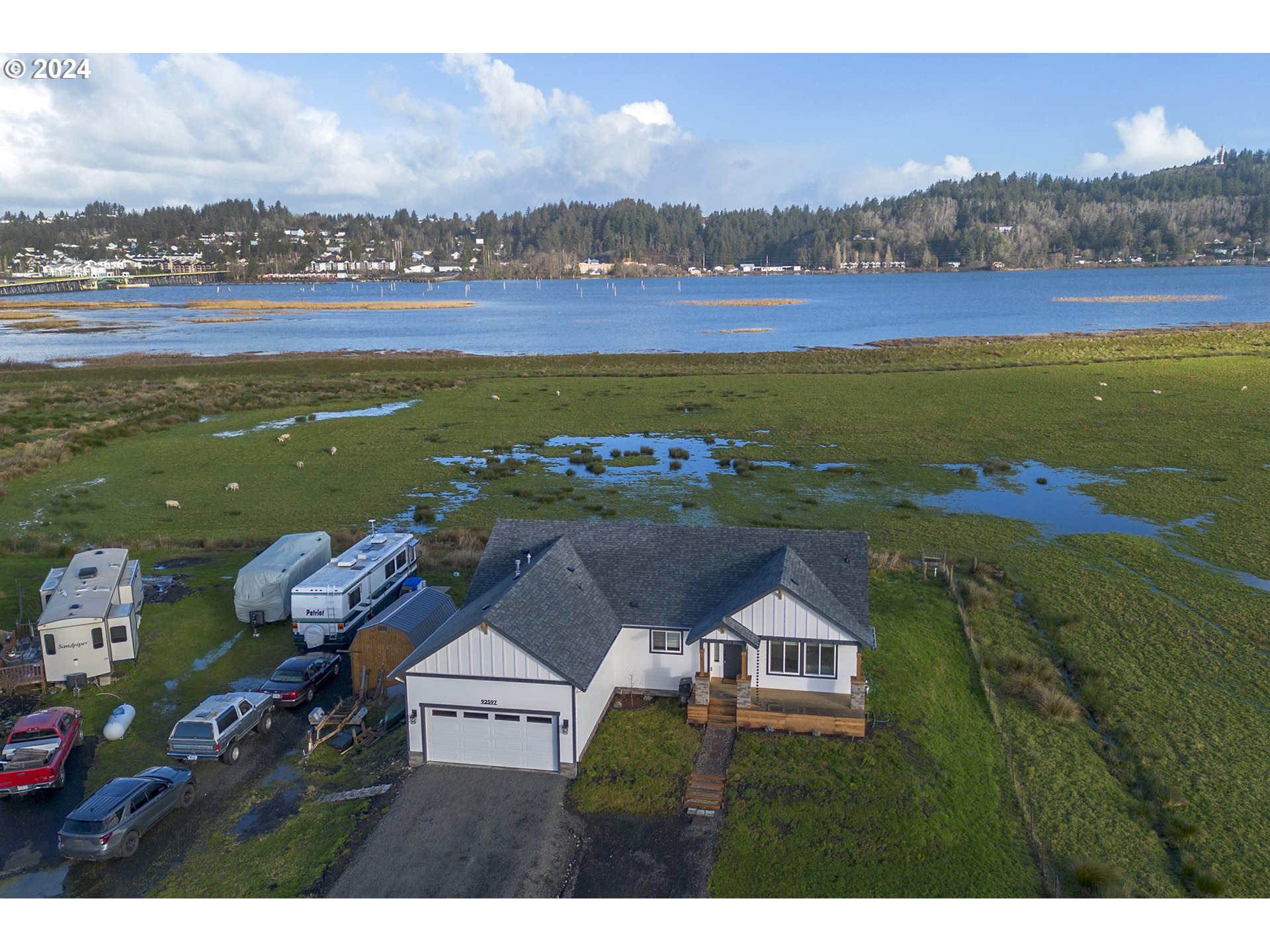92597 Wireless Road Astoria, OR 97103 - Photo 23 of 35 a view of a city with an ocean view